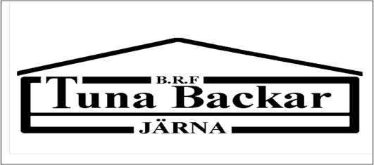 Gammal logotyp för B.R.F Tuna Backar Järna